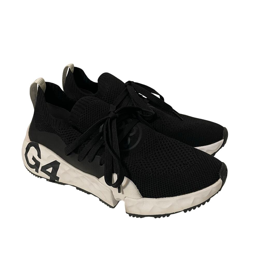 G/FORE MG4.1 Men's Golf Shoes Spikeless Hybrid Sneakers Sz 9.5 Onyx Black